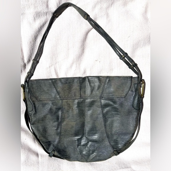 Deena & Ozzy Reptile Hobo Bag - Picture 13 of 16